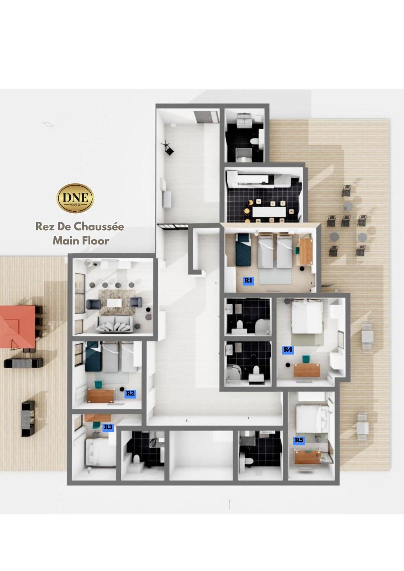 D&E - Paris-Disney - Holidays Apartment - Appartement De Vacances - 5 Chambres- 5 Sdb - 5 Bedrooms - 5 Bathrooms - Netflix Champs-Sur-Marne Eksteriør bilde